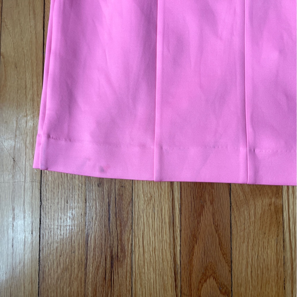 Lilly Pulitzer Maritza Dress Pink Ruffle Sleeve Sheath Size 4 - Picture 8 of 9